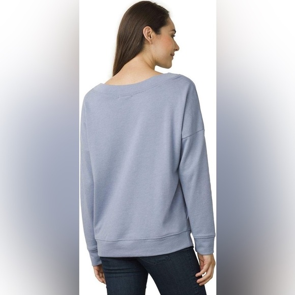 prAna Opal Top in Fairhope Blue, Size M - Picture 2 of 9